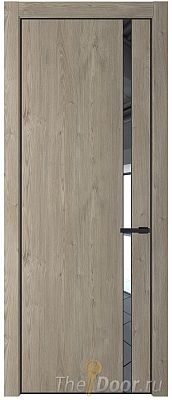 Дверь Profil Doors 21NA цвет Каштан Темный стекло Зеркало цвет профиля Черный матовый RAL9005 Дверь Profil Doors 21NA цвет Каштан Темный стекло Зеркало цвет профиля Черный матовый RAL9005