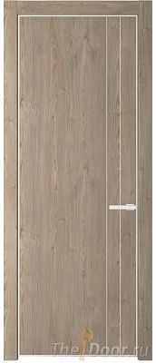 Дверь Profil Doors 12NE цвет Каштан Темный кромка Белый матовый RAL9003
