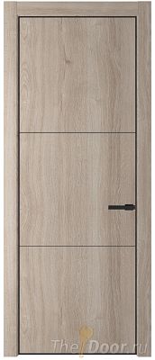 Дверь Profil Doors 13NE цвет Дуб Сонома кромка Черный матовый RAL9005 Дверь Profil Doors 13NE цвет Дуб Сонома кромка Черный матовый RAL9005