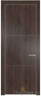 Дверь Profil Doors 13NE цвет Дуб Тобакко кромка Серебро Дверь Profil Doors 13NE цвет Дуб Тобакко кромка Серебро