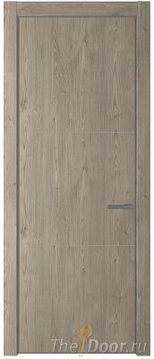 Дверь Profil Doors 13NE цвет Каштан Темный кромка Смоки