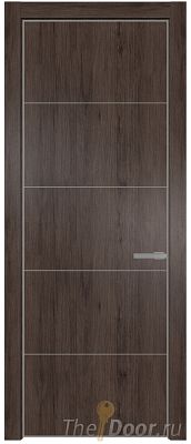 Дверь Profil Doors 15NE цвет Дуб Тобакко кромка Серебро Дверь Profil Doors 15NE цвет Дуб Тобакко кромка Серебро