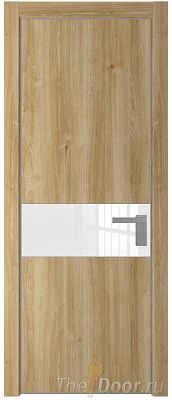 Дверь Profil Doors 17NE цвет Дуб Карамель кромка Серебро стекло Lacobel лак Классик Дверь Profil Doors 17NE цвет Дуб Карамель кромка Серебро стекло Lacobel лак Классик