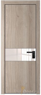 Дверь Profil Doors 17NE цвет Дуб Сонома кромка Черный матовый RAL9005 стекло Lacobel Перламутровый лак Дверь Profil Doors 17NE цвет Дуб Сонома кромка Черный матовый RAL9005 стекло Lacobel Перламутровый лак