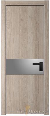 Дверь Profil Doors 17NE цвет Дуб Сонома кромка Черный матовый RAL9005 стекло Lacobel Серебро Матлак Дверь Profil Doors 17NE цвет Дуб Сонома кромка Черный матовый RAL9005 стекло Lacobel Серебро Матлак