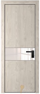 Дверь Profil Doors 17NE цвет Каштан Светлый кромка Черный матовый RAL9005 стекло Lacobel Перламутровый лак Дверь Profil Doors 17NE цвет Каштан Светлый кромка Черный матовый RAL9005 стекло Lacobel Перламутровый лак