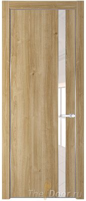 Дверь Profil Doors 18NE цвет Дуб Карамель кромка Серебро стекло Lacobel Перламутровый лак Дверь Profil Doors 18NE цвет Дуб Карамель кромка Серебро стекло Lacobel Перламутровый лак