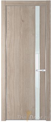 Дверь Profil Doors 18NE цвет Дуб Сонома кромка Серебро стекло Lacobel Белый лак Дверь Profil Doors 18NE цвет Дуб Сонома кромка Серебро стекло Lacobel Белый лак