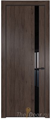 Дверь Profil Doors 18NE цвет Дуб Тобакко кромка Черный матовый RAL9005 стекло Lacobel Черный лак Дверь Profil Doors 18NE цвет Дуб Тобакко кромка Черный матовый RAL9005 стекло Lacobel Черный лак
