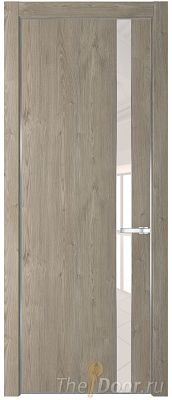 Дверь Profil Doors 18NE цвет Каштан Темный кромка Серебро стекло Lacobel Перламутровый лак Дверь Profil Doors 18NE цвет Каштан Темный кромка Серебро стекло Lacobel Перламутровый лак