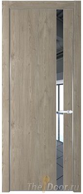 Дверь Profil Doors 18NE цвет Каштан Темный кромка Серебро стекло Зеркало Дверь Profil Doors 18NE цвет Каштан Темный кромка Серебро стекло Зеркало