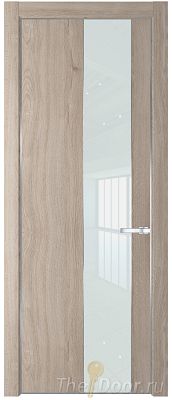 Дверь Profil Doors 19NE цвет Дуб Сонома кромка Серебро стекло Lacobel Белый лак Дверь Profil Doors 19NE цвет Дуб Сонома кромка Серебро стекло Lacobel Белый лак