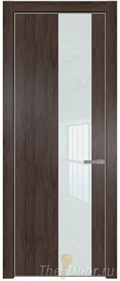 Дверь Profil Doors 19NE цвет Дуб Тобакко кромка Серебро стекло Lacobel Белый лак Дверь Profil Doors 19NE цвет Дуб Тобакко кромка Серебро стекло Lacobel Белый лак