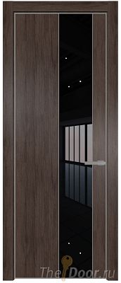 Дверь Profil Doors 19NE цвет Дуб Тобакко кромка Серебро стекло Lacobel Черный лак Дверь Profil Doors 19NE цвет Дуб Тобакко кромка Серебро стекло Lacobel Черный лак