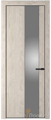 Дверь Profil Doors 19NE цвет Каштан Светлый кромка Черный матовый RAL9005 стекло Lacobel Серебро Матлак Дверь Profil Doors 19NE цвет Каштан Светлый кромка Черный матовый RAL9005 стекло Lacobel Серебро Матлак
