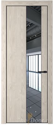 Дверь Profil Doors 19NE цвет Каштан Светлый кромка Черный матовый RAL9005 стекло Зеркало Дверь Profil Doors 19NE цвет Каштан Светлый кромка Черный матовый RAL9005 стекло Зеркало