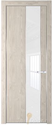 Дверь Profil Doors 19NE цвет Каштан Светлый кромка Серебро стекло Lacobel лак Классик Дверь Profil Doors 19NE цвет Каштан Светлый кромка Серебро стекло Lacobel лак Классик