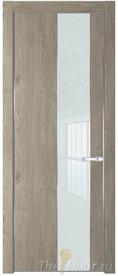 Дверь Profil Doors 19NE цвет Каштан Темный кромка Серебро стекло Lacobel Белый лак Дверь Profil Doors 19NE цвет Каштан Темный кромка Серебро стекло Lacobel Белый лак
