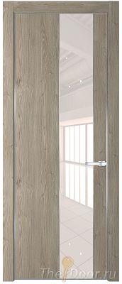 Дверь Profil Doors 19NE цвет Каштан Темный кромка Серебро стекло Lacobel Перламутровый лак Дверь Profil Doors 19NE цвет Каштан Темный кромка Серебро стекло Lacobel Перламутровый лак