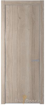 Дверь Profil Doors 1NE цвет Дуб Сонома кромка Серебро Дверь Profil Doors 1NE цвет Дуб Сонома кромка Серебро
