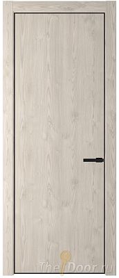 Дверь Profil Doors 1NE цвет Каштан Светлый кромка Черный матовый RAL9005