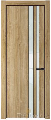 Дверь Profil Doors 20NE цвет Дуб Карамель кромка Черный матовый RAL9005 стекло Lacobel Белый лак Дверь Profil Doors 20NE цвет Дуб Карамель кромка Черный матовый RAL9005 стекло Lacobel Белый лак