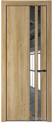 Дверь Profil Doors 20NE цвет Дуб Карамель кромка Черный матовый RAL9005 стекло Зеркало Дверь Profil Doors 20NE цвет Дуб Карамель кромка Черный матовый RAL9005 стекло Зеркало