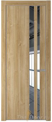Дверь Profil Doors 20NE цвет Дуб Карамель кромка Серебро стекло Зеркало Дверь Profil Doors 20NE цвет Дуб Карамель кромка Серебро стекло Зеркало