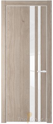 Дверь Profil Doors 20NE цвет Дуб Сонома кромка Белый матовый RAL9003 стекло Lacobel лак Классик Дверь Profil Doors 20NE цвет Дуб Сонома кромка Белый матовый RAL9003 стекло Lacobel лак Классик