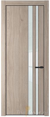 Дверь Profil Doors 20NE цвет Дуб Сонома кромка Черный матовый RAL9005 стекло Lacobel Белый лак Дверь Profil Doors 20NE цвет Дуб Сонома кромка Черный матовый RAL9005 стекло Lacobel Белый лак