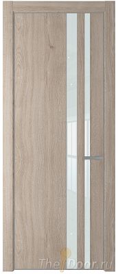 Дверь Profil Doors 20NE цвет Дуб Сонома кромка Серебро стекло Lacobel Белый лак Дверь Profil Doors 20NE цвет Дуб Сонома кромка Серебро стекло Lacobel Белый лак
