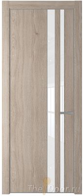 Дверь Profil Doors 20NE цвет Дуб Сонома кромка Серебро стекло Lacobel лак Классик Дверь Profil Doors 20NE цвет Дуб Сонома кромка Серебро стекло Lacobel лак Классик