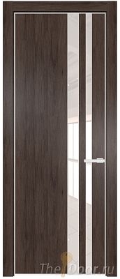 Дверь Profil Doors 20NE цвет Дуб Тобакко кромка Белый матовый RAL9003 стекло Lacobel Перламутровый лак Дверь Profil Doors 20NE цвет Дуб Тобакко кромка Белый матовый RAL9003 стекло Lacobel Перламутровый лак