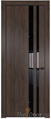 Дверь Profil Doors 20NE цвет Дуб Тобакко кромка Черный матовый RAL9005 стекло Lacobel Черный лак Дверь Profil Doors 20NE цвет Дуб Тобакко кромка Черный матовый RAL9005 стекло Lacobel Черный лак