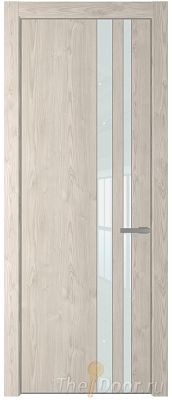 Дверь Profil Doors 20NE цвет Каштан Светлый кромка Серебро стекло Lacobel Белый лак Дверь Profil Doors 20NE цвет Каштан Светлый кромка Серебро стекло Lacobel Белый лак