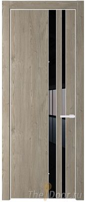 Дверь Profil Doors 20NE цвет Каштан Темный кромка Белый матовый RAL9003 стекло Lacobel Черный лак Дверь Profil Doors 20NE цвет Каштан Темный кромка Белый матовый RAL9003 стекло Lacobel Черный лак