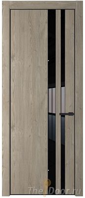 Дверь Profil Doors 20NE цвет Каштан Темный кромка Черный матовый RAL9005 стекло Lacobel Черный лак Дверь Profil Doors 20NE цвет Каштан Темный кромка Черный матовый RAL9005 стекло Lacobel Черный лак