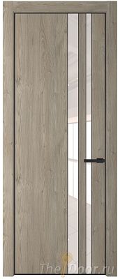 Дверь Profil Doors 20NE цвет Каштан Темный кромка Черный матовый RAL9005 стекло Lacobel Перламутровый лак Дверь Profil Doors 20NE цвет Каштан Темный кромка Черный матовый RAL9005 стекло Lacobel Перламутровый лак