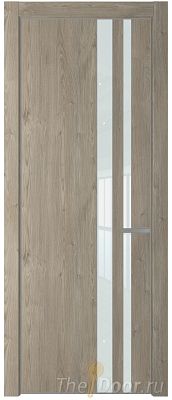 Дверь Profil Doors 20NE цвет Каштан Темный кромка Серебро стекло Lacobel Белый лак Дверь Profil Doors 20NE цвет Каштан Темный кромка Серебро стекло Lacobel Белый лак