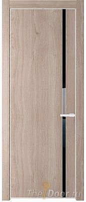 Дверь Profil Doors 21NE цвет Дуб Сонома кромка Белый матовый RAL9003 стекло Lacobel Черный лак Дверь Profil Doors 21NE цвет Дуб Сонома кромка Белый матовый RAL9003 стекло Lacobel Черный лак