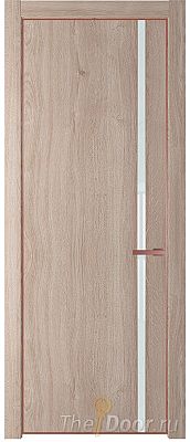 Дверь Profil Doors 21NE цвет Дуб Сонома кромка Бронза стекло Lacobel Белый лак Дверь Profil Doors 21NE цвет Дуб Сонома кромка Бронза стекло Lacobel Белый лак