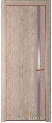 Дверь Profil Doors 21NE цвет Дуб Сонома кромка Бронза стекло Lacobel Серебро Матлак Дверь Profil Doors 21NE цвет Дуб Сонома кромка Бронза стекло Lacobel Серебро Матлак