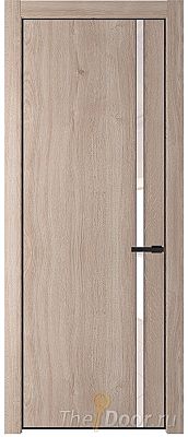 Дверь Profil Doors 21NE цвет Дуб Сонома кромка Черный матовый RAL9005 стекло Lacobel Перламутровый лак Дверь Profil Doors 21NE цвет Дуб Сонома кромка Черный матовый RAL9005 стекло Lacobel Перламутровый лак