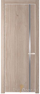 Дверь Profil Doors 21NE цвет Дуб Сонома кромка Крем Вайт стекло Lacobel Серебро Матлак Дверь Profil Doors 21NE цвет Дуб Сонома кромка Крем Вайт стекло Lacobel Серебро Матлак
