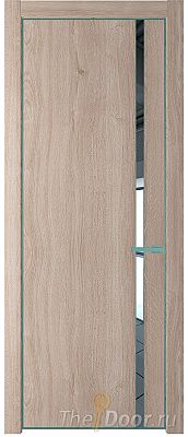 Дверь Profil Doors 21NE цвет Дуб Сонома кромка Мята стекло Зеркало Дверь Profil Doors 21NE цвет Дуб Сонома кромка Мята стекло Зеркало