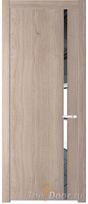 Дверь Profil Doors 21NE цвет Дуб Сонома кромка Серебро стекло Зеркало Дверь Profil Doors 21NE цвет Дуб Сонома кромка Серебро стекло Зеркало