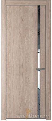 Дверь Profil Doors 21NE цвет Дуб Сонома кромка Смоки стекло Зеркало Дверь Profil Doors 21NE цвет Дуб Сонома кромка Смоки стекло Зеркало