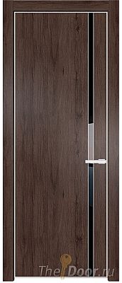 Дверь Profil Doors 21NE цвет Дуб Тобакко кромка Белый матовый RAL9003 стекло Lacobel Черный лак Дверь Profil Doors 21NE цвет Дуб Тобакко кромка Белый матовый RAL9003 стекло Lacobel Черный лак