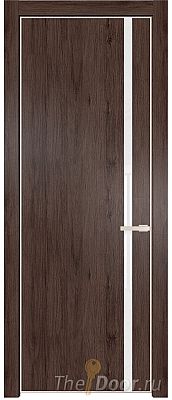 Дверь Profil Doors 21NE цвет Дуб Тобакко кромка Крем Вайт стекло Lacobel лак Классик