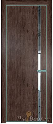 Дверь Profil Doors 21NE цвет Дуб Тобакко кромка Мята стекло Зеркало Дверь Profil Doors 21NE цвет Дуб Тобакко кромка Мята стекло Зеркало